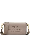 Marc Jacobs The Mini Bag Shoulder Bag In Grey Leather In Gray