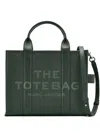 Marc Jacobs The Leather Medium Tote In Green