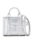 Marc Jacobs Silver Leather Bag With Shoulder Strap In Metallic Silver