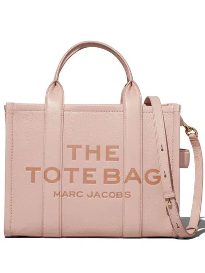 Marc Jacobs The Medium Leather Tote Bag In Rose