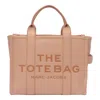 Marc Jacobs Logo Leather Medium Bag In Neutral
