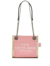 Marc Jacobs The Medium Tote Denim Bag In Pink