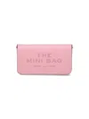 Marc Jacobs Mini Crossbody Bag In Grained Leather In Pink