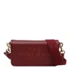 Marc Jacobs Mini Leather Shoulder Bag With Adjustable Strap In Red
