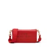 Marc Jacobs Textured Leather Mini Bag With Magnetic Closure In Red