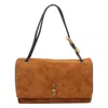 Marc Jacobs The Large Dual Suede Shoulder Bag In Brown