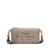 Marc Jacobs The Mini Bag Shoulder Bag In Grey Leather In Gray