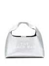 Marc Jacobs The Metallic Leather Mini Sack Bag In Silver