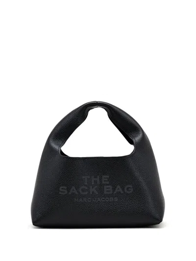Marc Jacobs The Mini Sack Leather Handbag In Black