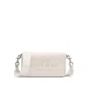 Marc Jacobs The Leather Mini Cotton Cross-body Bag In White