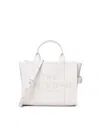 Marc Jacobs The Medium Logo Tote Bag In White