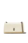 Marc Jacobs Dual Chain Wallet In Soft White Nappa Leather In White