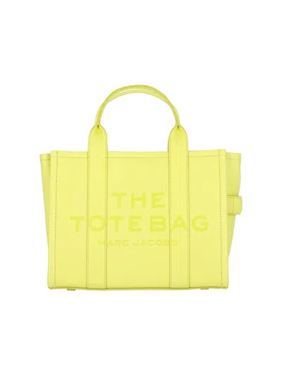 Marc Jacobs The Medium Leather Tote Bag In Yellow