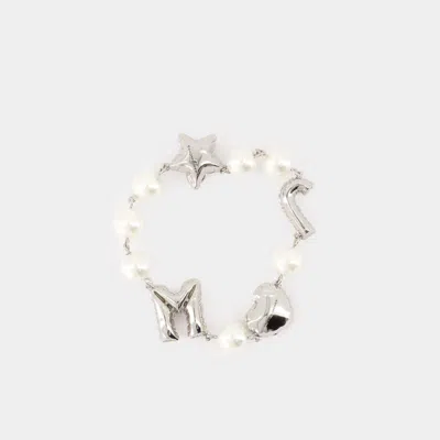 Marc Jacobs Balloon Bracelet In Silver