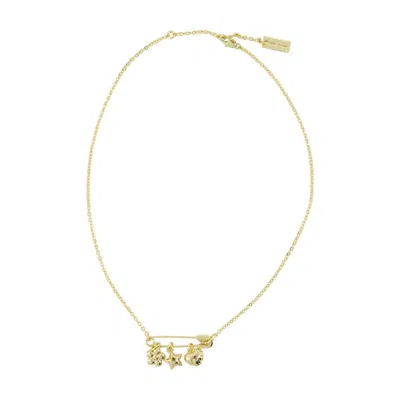 Marc Jacobs Balloon Charm Necklace  Metal Gold