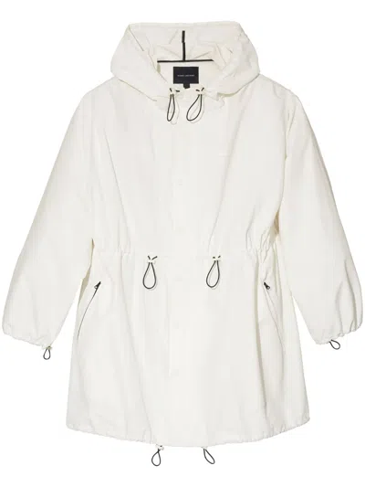 Marc Jacobs Balloon Drawstring-fastenings Jacket In White