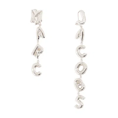 Marc Jacobs Balloon Earrings  Metal Silver In Metallic