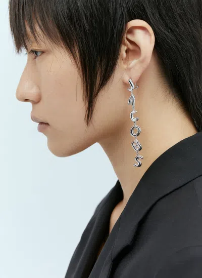 Marc Jacobs Silver Mj Balloon Earrings