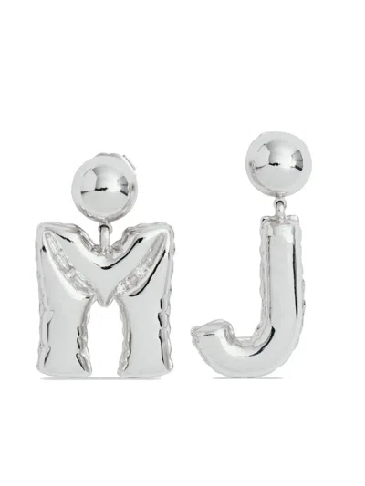 Marc Jacobs Silver Mj Balloon Earrings