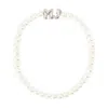 Marc Jacobs Balloon Necklace  Metal White In Neutral