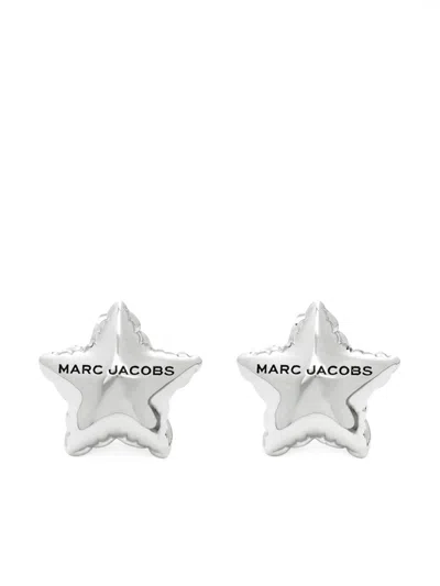 Marc Jacobs "balloon Star" Earrings In Silver