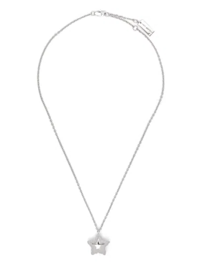 Marc Jacobs Balloon Star Necklace In Silver