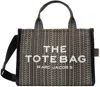 Marc Jacobs Beige & Black Small 'the Monogram Tote' Tote In 261 Beige Multi