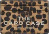 Marc Jacobs The Card Case Printed Leather Card Holder In Animal Print