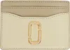 Marc Jacobs Beige & Off-white 'the Utility Snapshot Dtm' Card Holder In 241 Khaki Multi