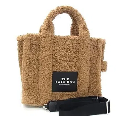Pre-owned Marc Jacobs Beige Brown Polyester Handbag Shoulder Bag Tote Bag () In Beige, Brown