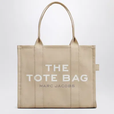 Marc Jacobs Beige Canvas Large Tote Bag In Neutral