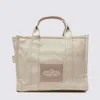 Marc Jacobs Beige Canvas The Mediium Tote Bag In Neutral