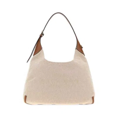 Marc Jacobs Beige Canvas The Sack Bag Shopping Beigearganoil Borse A Mano In Brown