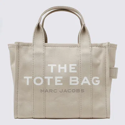 Marc Jacobs Beige Canvas The Small Tote Bag In Sand