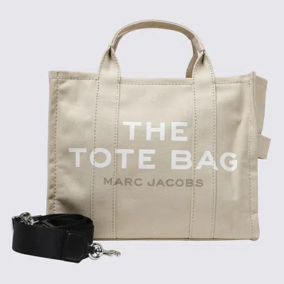 Marc Jacobs Beige Cotton The Medium Tote Bag