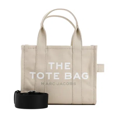 Marc Jacobs Beige Cotton The Small Tote Bag In White