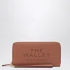 Marc Jacobs Beige Full-grain Leather Wallet In Brown