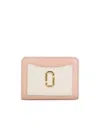 Marc Jacobs Beige Leather Mini Utility Snapshot Wallet