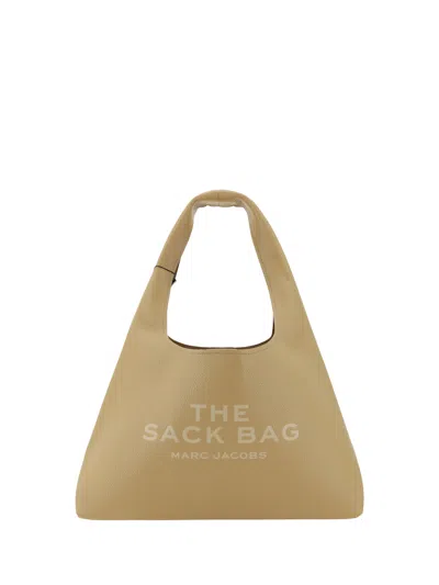 Marc Jacobs Beige Leather The Sack Bag Shopping Bag In Brown