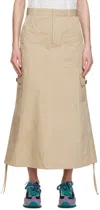 Marc Jacobs The Cargo Midi Skirt In 260 Beige