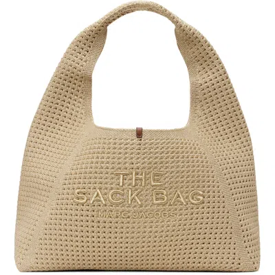 Marc Jacobs Beige 'the Crochet Sack' Tote