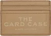 Marc Jacobs Beige 'the Leather Card Case' Card Holder In 230 Camel