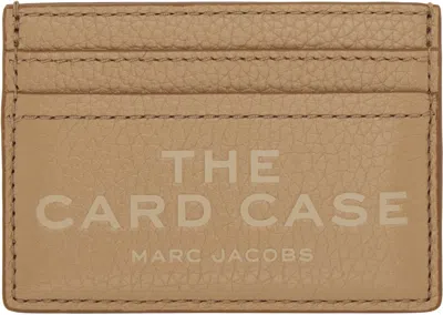Marc Jacobs Beige 'the Leather Card Case' Card Holder In 230 Camel