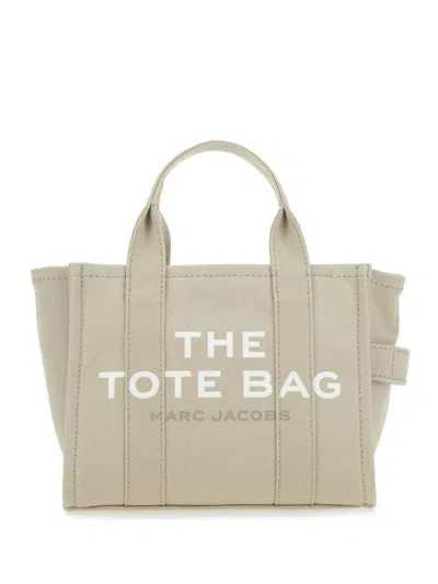 MARC JACOBS BEIGE 'THE SMALL CANVAS' TOTE BAG IN COTTON