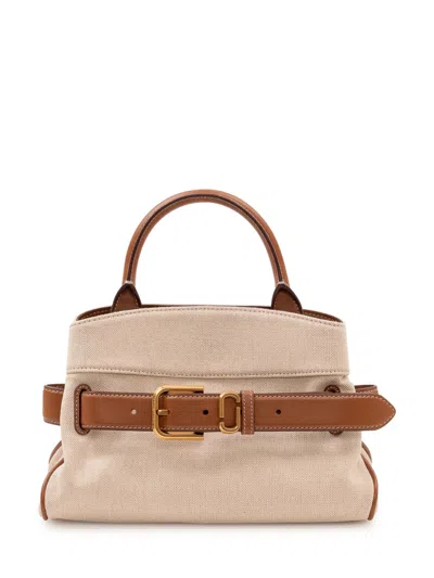 Marc Jacobs Beige The Small Dakota Satchel In Brown