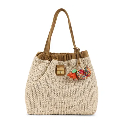 Marc Jacobs Beige The Summer Cristina Twill Handbag In Neutral