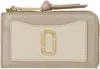 Marc Jacobs Beige 'the J Top Zip Multi' Wallet In 241 Khaki Multi
