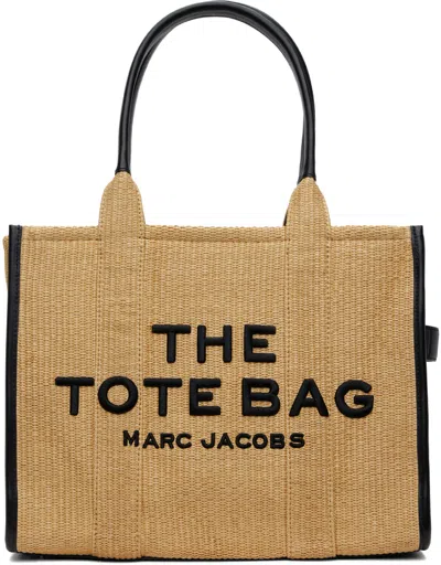 Marc Jacobs Beige 'the Woven Large' Tote In 255 Natural