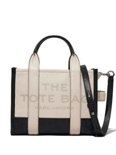 Marc Jacobs Beige/black The Colorblock Small Tote Bag