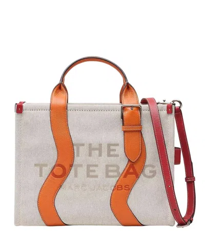 Marc Jacobs Beige/orange The Medium Tote